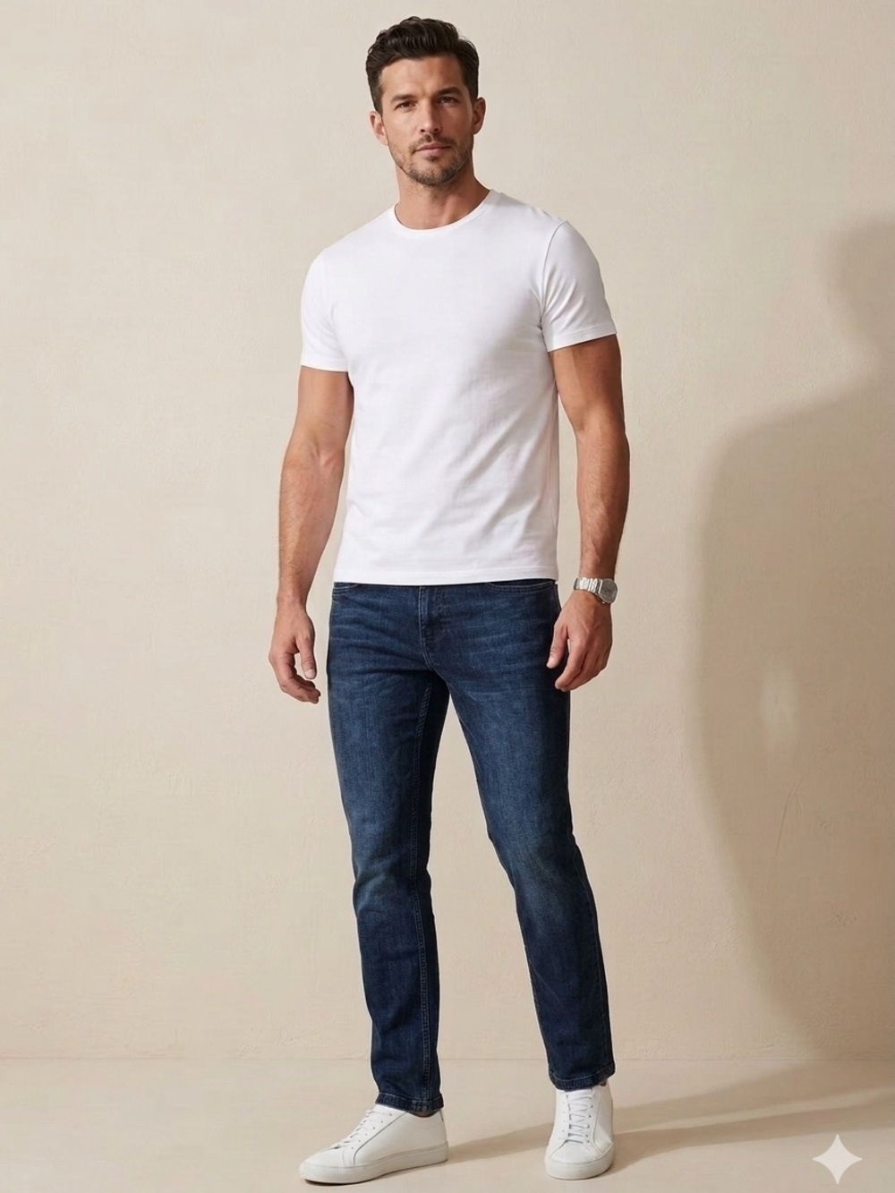 Men's Gongshow Jeans in Dark Blue Stretch Denim 32x32 - Canadian Hockey Brand